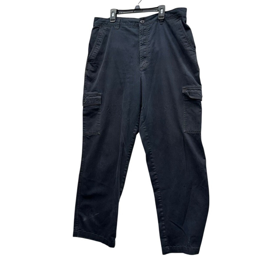 David Taylor mens black cargo pants